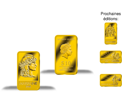 Collection Les lingots en or pur « symboles Monétaires 2024 »